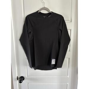 Satisfy Running coffee thermal men’s base Layer color black Size S